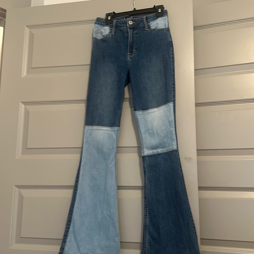 Hollister multi colored jeans